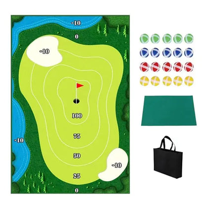 Mini Golf Game Set With High Quality Golf Training Pad